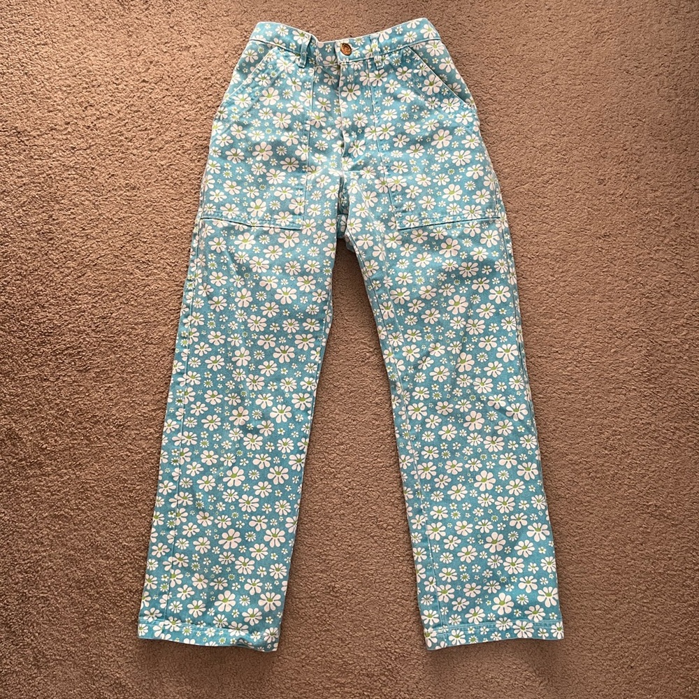 Big Bud Press • Lazy Daisy Work Pants • Blue • Size XS